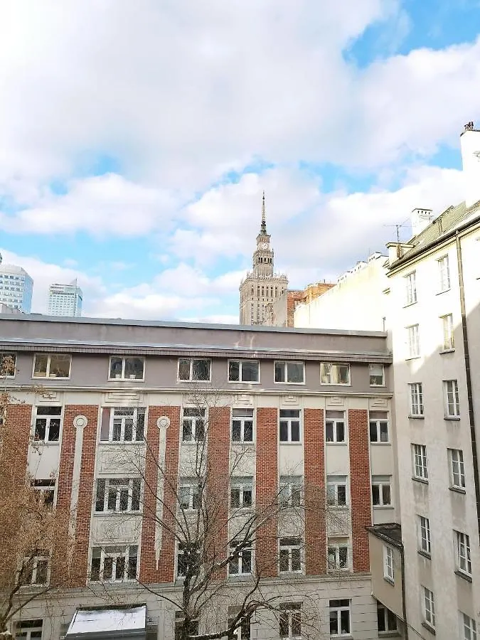 Super Central Flat With Balcony And View Of The Palace -50M From Marriott Hotel ワルシャワ